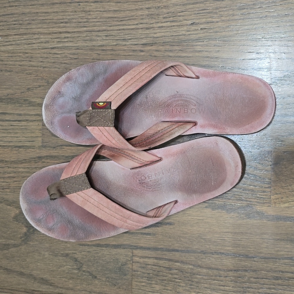 Rainbow Pink Flipflops